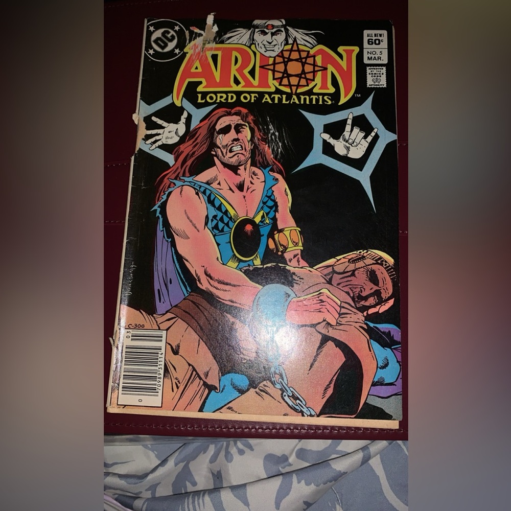 ARION, LORD OF ATLANTIS #5 7.0 NEWSSTAND DC COMIC BOOK E92-126
